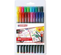 Rotuladores EDDING 1200, Pack x16 Colores +4 Neón
