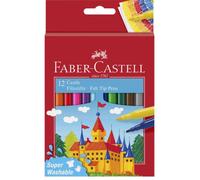 Rotuladores Escolares FABER-CASTELL Estándar, Caja x12 Colores