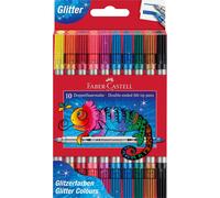 Rotuladores FABER-CASTELL Glitter Colours, Pack x10 Colores