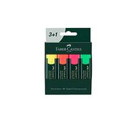 Faber-Castell Marcadores fluorescentes Textliner 48 Pack 3+1 regalo