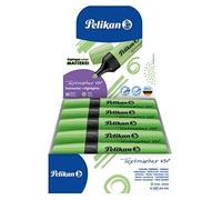 Rotuladores Fluorescentes Pelikan - Paquete de Ahorro 10 Piezas - Verde - Set Escolar - Ideal para Estudiantes