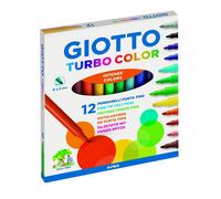 Rotuladores GIOTTO Turbo Color, Caja x12 Colores