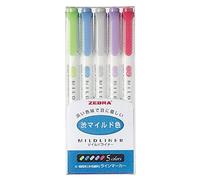 Rotuladores japoneses con suaves colores, modelo WKT7-5C-NC