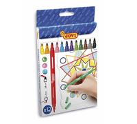 Rotuladores JOVI Doble Punta, Caja x12 Colores