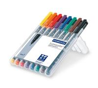 Rotuladores Permanentes STAEDTLER Lumocolor 318F, Caja x8 Colores