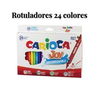 rotuladores punta fina joy 12 color carioca Tinta superlavable bloqueada y con tapa ventilada Made in Italy fespu shop