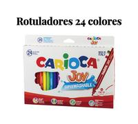 rotuladores punta fina joy 12 color carioca Tinta superlavable bloqueada y con tapa ventilada Made in Italy fespu shop 24 colors
