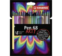Rotuladores STABILO Pen 68 ARTY, Estuche x18 Colores