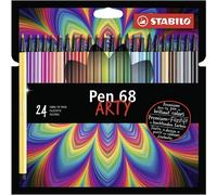 Rotuladores STABILO Pen 68 ARTY, Estuche x24 Colores