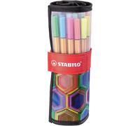 Rotuladores STABILO Point 88 Fineliner Rollerset ARTY, Estuche x25 Colores