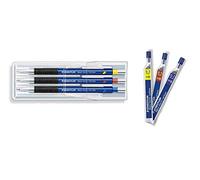 Rotuladores Staedtler Marsmicro 0,3-0,7, juego de 3 colores, set ecológico rellenable HB 0,3 0,5 0,7