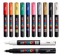 Rotuladores UNI Posca PC-1M, Pack x12 Colores Surtidos