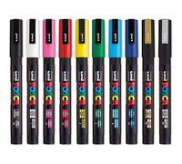 Rotuladores UNI Posca PC-3M, Pack x10 Colores Surtidos