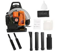 Rotyroya Mochila sopladora de hojas, 63 cc de 2 ciclos de gas, 665 CFM, inalámbrica, para el cuidado del césped, fuerte flujo de aire para césped, jardín, soplar hojas, escombros de nieve y polvo