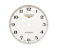 ROUHO Esfera de Acero Inoxidable 33.6mm Esfera de Metal Repuesto 8200 8205 Movimiento Automático Componente Reloj para Longines Master - A6