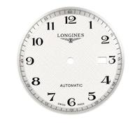 ROUHO Esfera de Acero Inoxidable 34mm Movimiento 2824 Esfera de Metal Repuesto Relojería Accesorio Reparación para Longines Master Collection