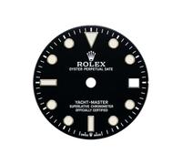 ROUHO Esfera Reloj Acero Inoxidable 8215 Movimiento Automático Accesorio Modificación Cara Reloj Metálica 29mm Brillante Fecha Reemplazo para Rolex Submariner - A11