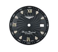 ROUHO Esfera Reloj Acero Inoxidable Cara Metal 32.9mm Recambio Repuesto Pieza 2824 2892 Automático Movimiento Componente para Longines Master