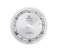 ROUHO Esfera Reloj Acero Inoxidable Cara Metal 8215 Movimiento 33.9mm 33.2mm Números Romanos Reparación Reemplazo Repuesto para Omega De Ville - A1 33.9mm