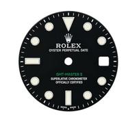 ROUHO Esfera Reloj Acero Inoxidable Cara Metálica 2813 8215 8205 ST16 Movimiento Luminoso Verde 29mm Reemplazo Recambio Sustitución para Rolex Submariner - A3