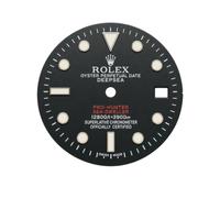 ROUHO Esfera Reloj Acero Inoxidable Cara Metálica 2813 8215 8205 ST16 Movimiento Luminoso Verde 29mm Reemplazo Recambio Sustitución para Rolex Submariner - A9