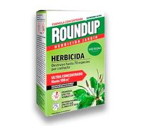 ROUNDUP Herbicida Total para Eliminar Todo Tipo de Malas Hierbas | Efectos Visibles en tan sólo 1 Hora | 250 ML para diluir en 5 L de Agua | Elimina hasta 70 Tipos de Hierbas/Musgo | Nexum Market
