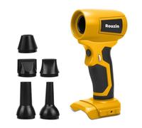 Rouzin Soplador de hojas con batería para Dewalt 18 V MAX20 V Inalámbrico Turbina Soplador de polvo portátil para coche, soplador eléctrico pequeño para soplar hojas, nieve, polvo (sin batería)
