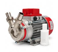 Rover Pompe MARINA NOVAX 25 12V - Bomba de trasvase alimentaria autoaspirante 3000 l/h, cuerpo CuZn Low Lead, certificada MOCA y CE, para agua, vino, leche, zumos y vinagre