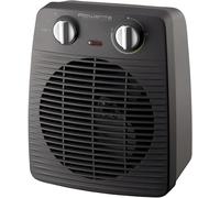 Rowenta Compact Power SO2210 - Calefactor Compacto con motor dual de 1000 W y 2000 W, función Silence, 2 velocidades y múltiples funciones, termostato anti-heladas, función frío, Color Negro