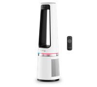 Purificador de aire - Rowenta Eclipse QU5060F, Ventilador y calefactor, 3 en 1, 2000W, 12 Velocidades, 8 m, 31 dB, Modo día/noche, Silencioso, Blanco