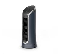 Rowenta Eole Compact, ventilador de torre, potente y silencioso, VU6220 | Frescor excepcional, 60% menos de energía, Controles intuitivos y distribución uniforme del aire, Color: Negro/Blanco