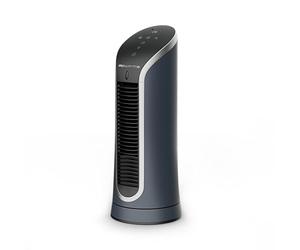 Rowenta Eole Compact, ventilador de torre, potente y silencioso, VU6220 | Frescor excepcional, 60% menos de energía, Controles intuitivos y distribución uniforme del aire, Color: Negro/Blanco