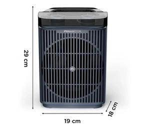 Rowenta SO6551, Calentador eléctrico con ventilador, 1,5 metros, IP21, Para uso interior, Ideal para colocar en mesas o en el suelo, Color negro