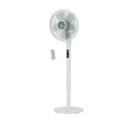Ventilador de pie - Rowenta Turbo Silence Extreme VU5890, 34 W, 1.45 m, 68.5 m³/min, 16 Velocidades, Temporizador, Control Remoto, Silencioso, Blanco