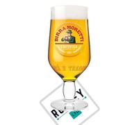 Roxley Moretti X1 Vaso de pinta | Vaso Moretti de 56 cl | También viene con 1 alfombrilla de cerveza de marca