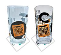 Roxley Orchard Thieves Cider X2 - Vasos de cristal de pinta