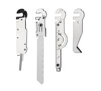 Roxon Set de herramientas multifunción personalizable FT07 FLEX | Cúter, regla y herramienta de recogida magnética, bolígrafo, pinzas y aguja, adaptador de vástago en T