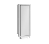 Royal Catering Armario para vajilla acero inoxidable 60x60x180cm 3 baldas montaje sencillo patas regulables Armario alto para cocinas industriales