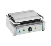 Royal Catering Plancha Grill De Contacto RCKG-2200 (2.200 watt, Temperatura de funcionamiento: 50-300 °C, Placa superior ondulada)