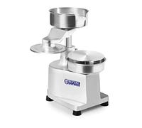 Royal Catering Prensa para Hamburguesas Prensadora Manual RCHM-130 (Incluye 500 Discos de Papel, Acero Inoxidable y Aluminio anodizado, para Hamburguesas de Ø 13 cm)