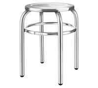 Royal Catering - Taburete de Acero Inoxidable (29 cm, 1,6 kg, 43 x 37 cm, higiénico y Moderno), Color Plateado