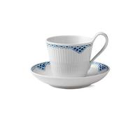 Royal Copenhagen Princess - Juego de tazas de porcelana, color azul, 0,24 l