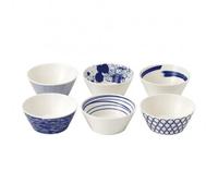 Royal Doulton 6 Boles Pacific. azul 16 cm