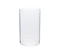 Royal Imports Florero cilíndrico acrílico - Centro de Mesa Decorativo para el hogar o la Boda - Plástico irrompible, 5 x 8 Pulgadas de Alto, Redondo, Transparente