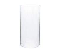 Royal Imports Florero cilíndrico acrílico - Centro de Mesa Decorativo para el hogar o la Boda - Plástico irrompible, 5 x 10 Pulgadas de Alto, Redondo, Transparente