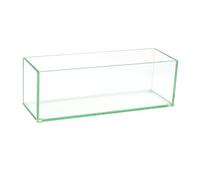 Royal Imports Florero de Cristal Decorativo para el hogar o la Boda, Forma Rectangular Oblonga, 30,5 cm de Largo, 10,16 cm de Alto x 10,16 cm de Ancho, Transparente