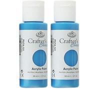 Royal & Langnickel Essentials - Juego de 59 ml acrílico Artista Pintura - Color Azul Claro (Paquete de 2)