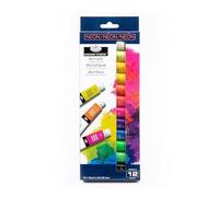 Royal & Langnickel Essentials - Pinturas acrílicas de 12 ml, colores neón, 12 unidades