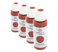 Royal & Langnickel Pintura acrílica Color Terracota, 59 ml (Paquete de 4)
