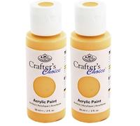Royal & Langnickel Pintura acrílica, Ocre Amarillo, 59 ml. (Paquete de 2)